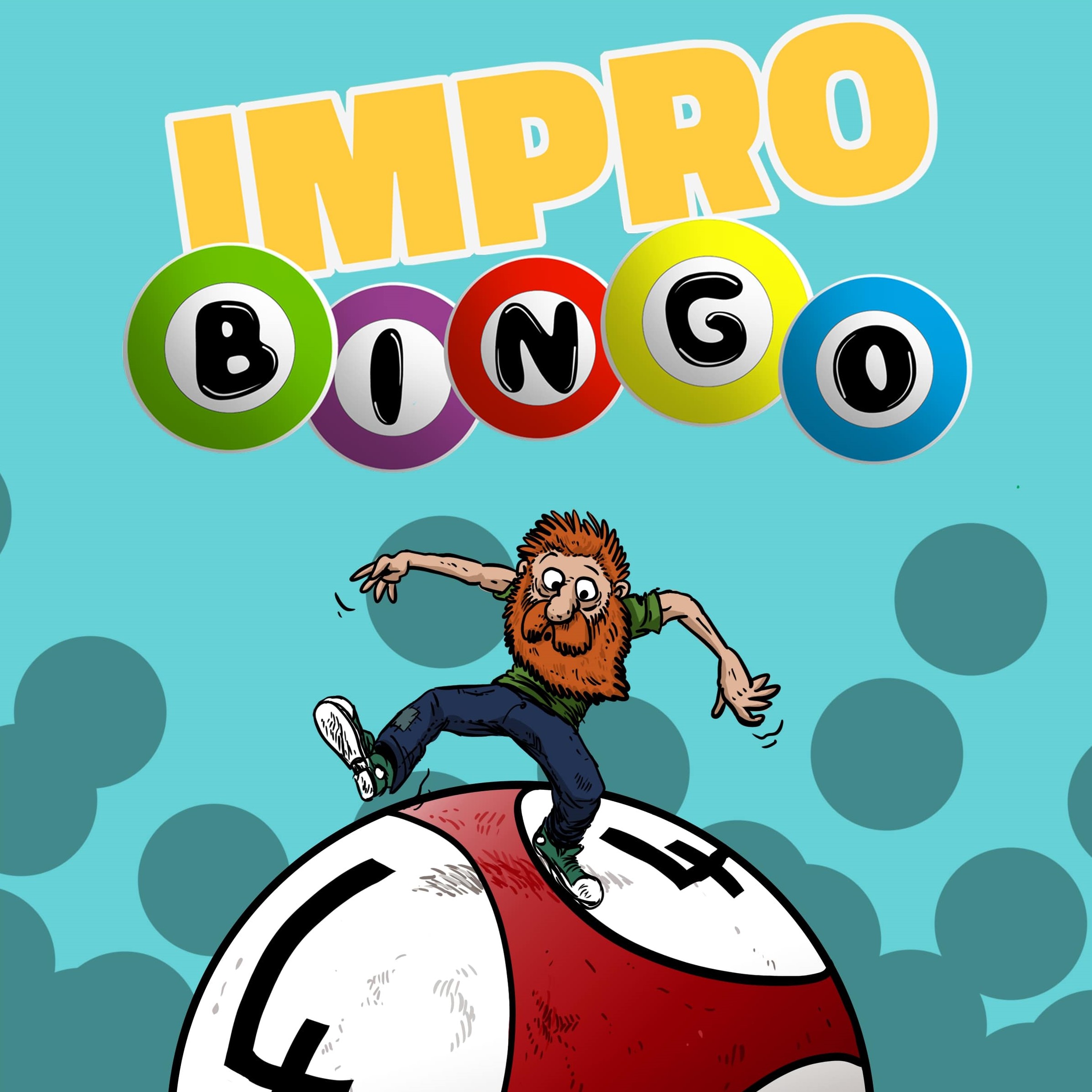 affiche spectacle improvisation Impro Bingo la fabrique à impros nantes