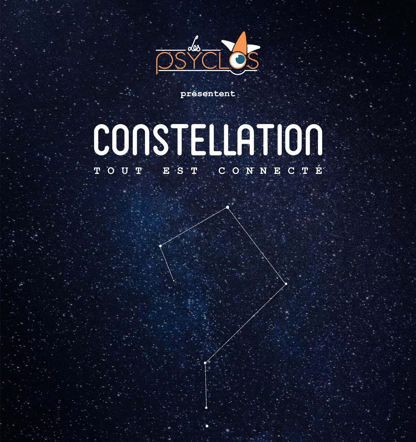 affiche du spectacle improvisé constellation par les psyclos nantes